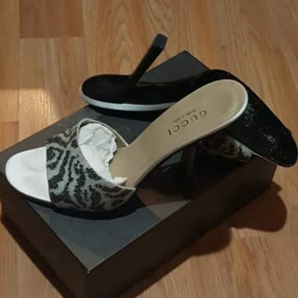 Gucci slippers.
